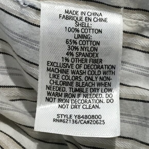 Guess Tan Crop Jacket w/White Trim Size XS - Picture 5 of 6